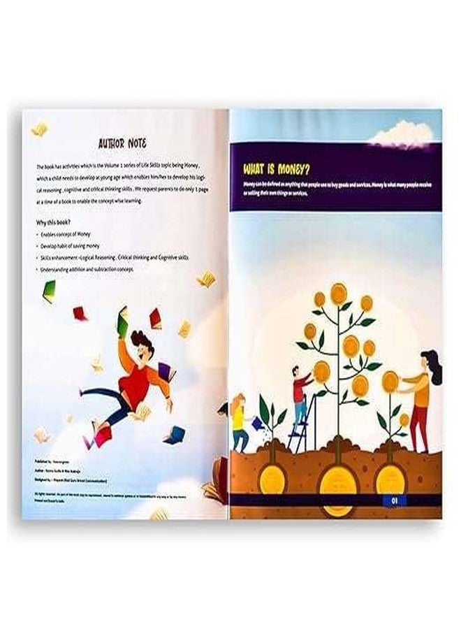 iLearnNGrow Money Book for Kids | Financial Literacy & Basic Math Skills Activity Book | Interactive Educational Toy for Early Learners | Rewritable Learning Tool | 9 x 12 x 1 Inch | Made in India - Image 4